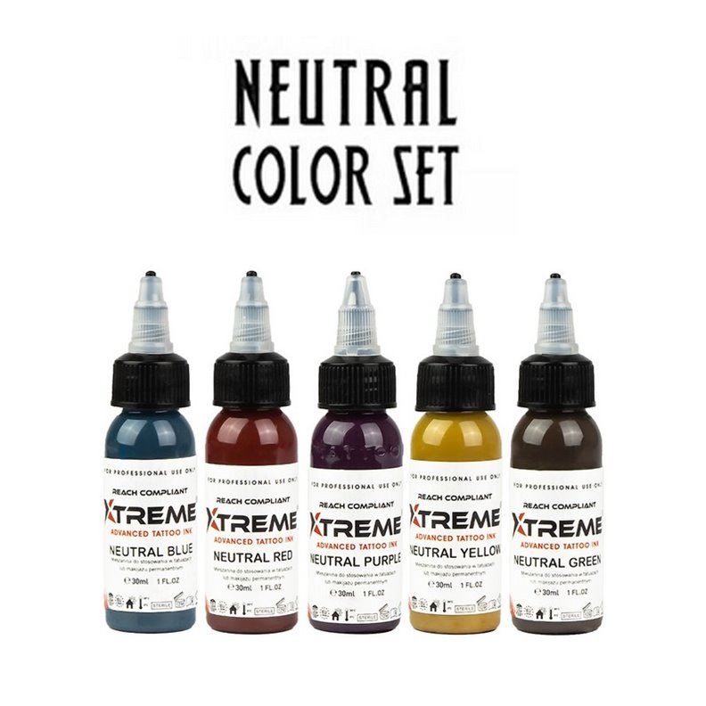 Kit encres Xtreme Ink Neutral Color Set 30ML