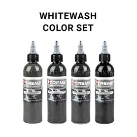 Kit encres Xtreme Ink WhiteWash Color Set 30ML