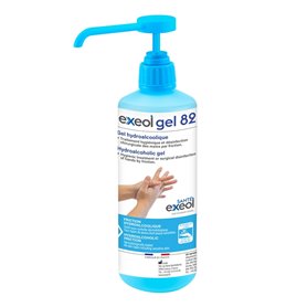 Gel hydroalcoolique Exeol Gel 82 - 500ml