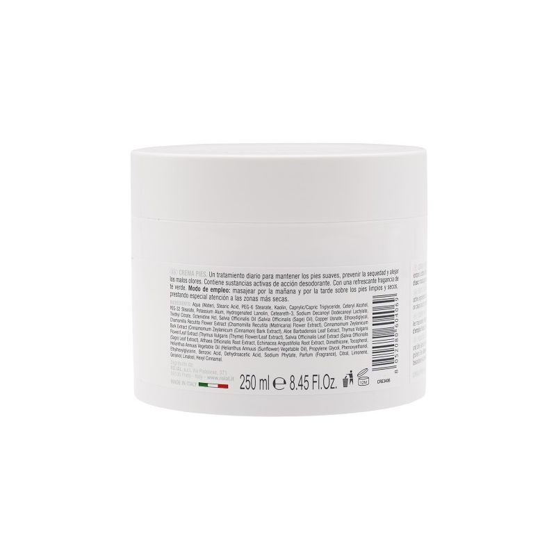Crème pour pieds avec extrait de pierre d'alun 250ml ROIAL 