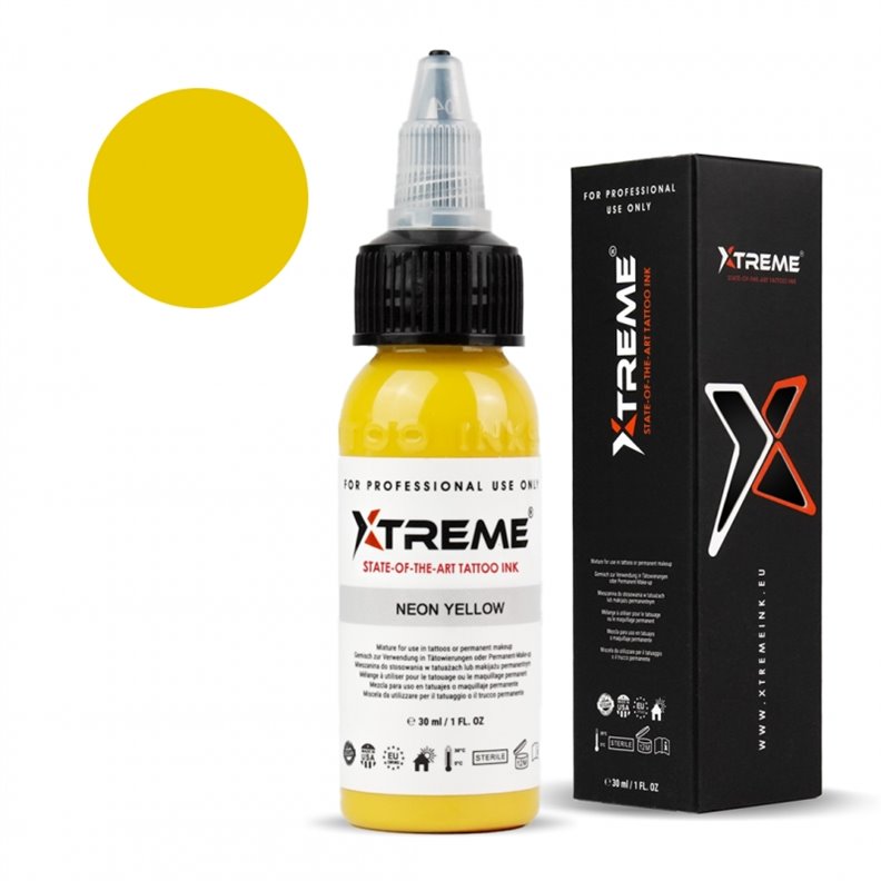 Encre Xtreme Ink Neon Yellow 30ML