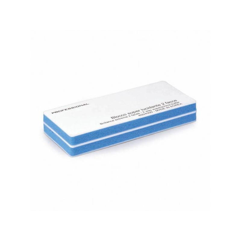 Petit bloc polissoir pour ongles 2 face - Lavable Xanitalia Petit bloc polissoir pour ongles 2 face - Lavable Xanitalia