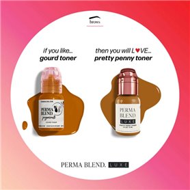 Nuancier comparatif Pretty Penny Toner 15ml