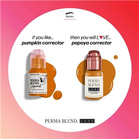 Nuancier comparatif Papaya Corrector 15ml