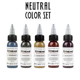 Kit encres Xtreme Ink Neutral Color Set 30ML