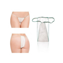 Slips femme blanc jetable - Polybag 100 unités Xanitalia