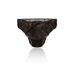 Slips unisex noir - Polybag 20 unités Xanitalia