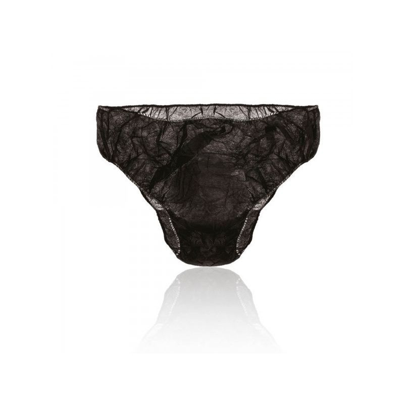 Slips unisex noir - Polybag 20 unités Xanitalia