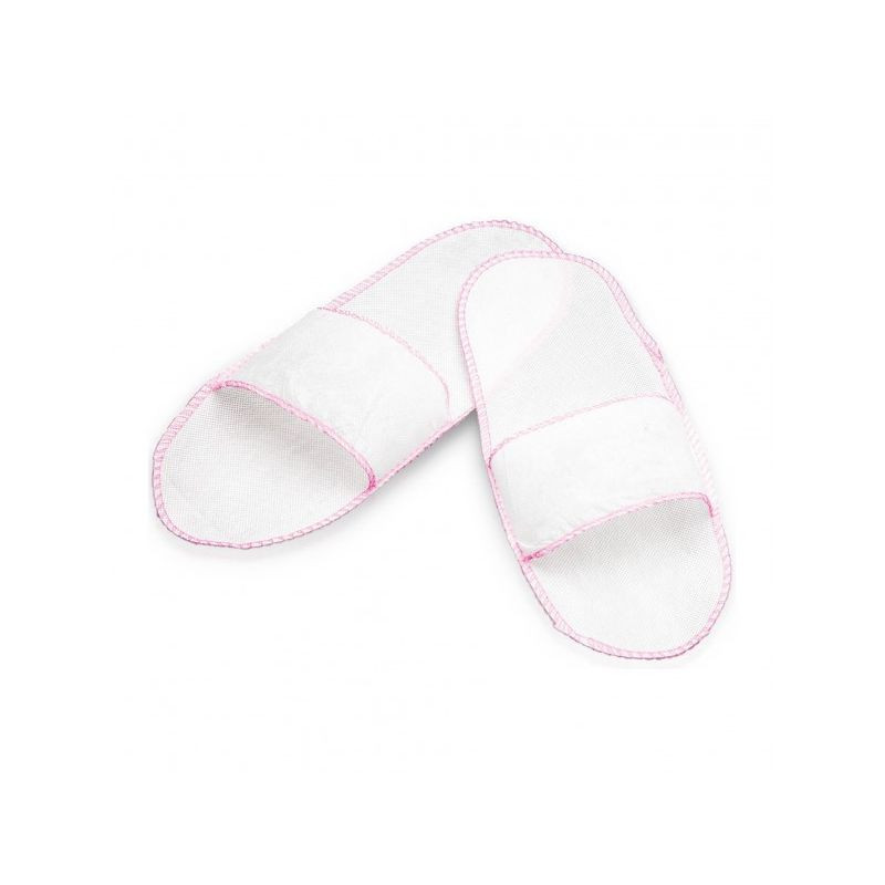 Pantoufles ouvertes blanches jetables - Polybag 50 paires Xanitalia Pantoufles ouvertes blanches jetables - Polybag 50 paires Xanitalia