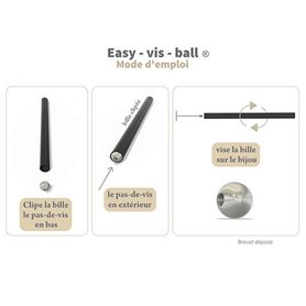 EASY VIS BALL Noir stérile