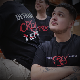 T-Shirt Devilish Tattoo CREW - Taille S à XXL