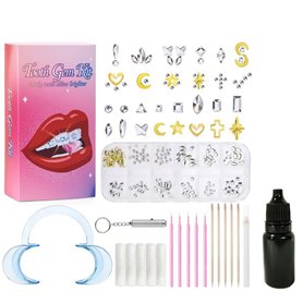 Kit Strass Dentaire - Silver / Gold