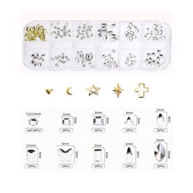 Lot de Strass Dentaire - Fantaisie Cristal / Gold