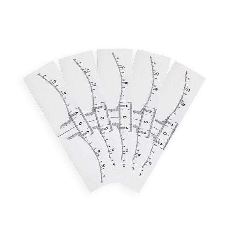 Règles sourcils adhésive jetable 50 unités - Type 2