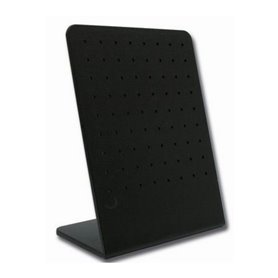 Présentoir à Piercings Noir en Acrylique avec support incliné - 72 trous