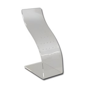 Présentoir à Piercings en Acrylique avec support incliné - 40 trous