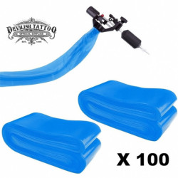 Protection de cable noir translucide 50x 800mm