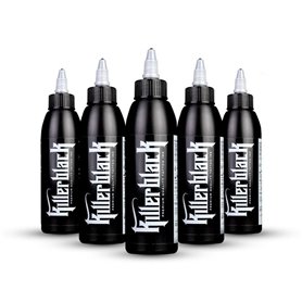 Encre de tatouage KILLERBLACK TATTOO INK - Kit de 5 teintes 150ml