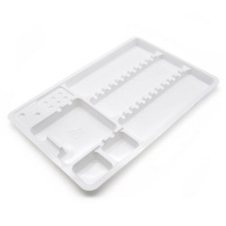 Plateaux plastiques jetables par 10 - 18x28cm