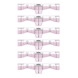 Règles adhèsives INOVEL pour le maquillage permanent Règles adhèsives INOVEL pour le maquillage permanent