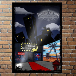 Affiche DEVILISH TATTOO 60x40cm
