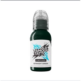 Encre WORLD FAMOUS Limitless Straight Green - 30ML