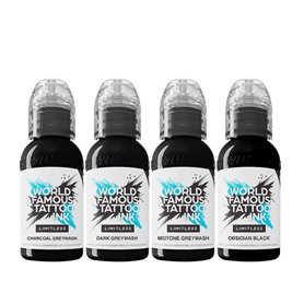 Kit encres WORLD FAMOUS Limitless - Lining and Shading - 30ml