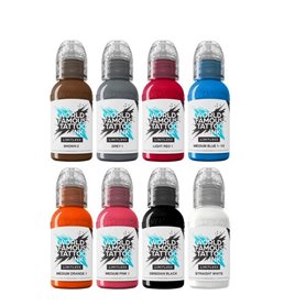 Kit encres WORLD FAMOUS Limitless - Primary Colours Set 2 - 30ml