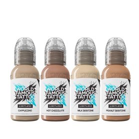 Kit encres WORLD FAMOUS Limitless - Santucci Skin Tone Set - 30ml