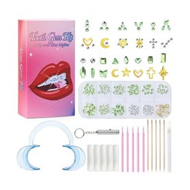 Kit Strass Dentaire - Green / Gold