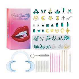 Kit Strass Dentaire - Emerald / Gold