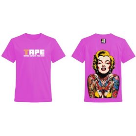 T-Shirt Rose Marilyn & Logo TAPE (Tattoo Artists Pro Expo)