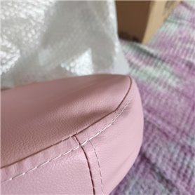 Tabouret professionnel rose avec dossier * Offre Ressuscitée *