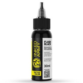 Encre THE INKED ARMY - Flash Black 30ml