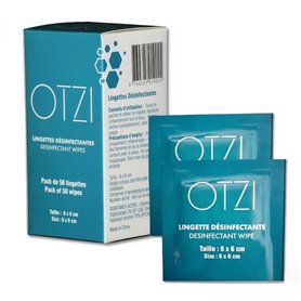 Lingettes désinfectantes pour bijoux piercing OTZI PIERCING par 50