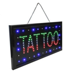 Enseigne lumineuse pour shop de tatouage
