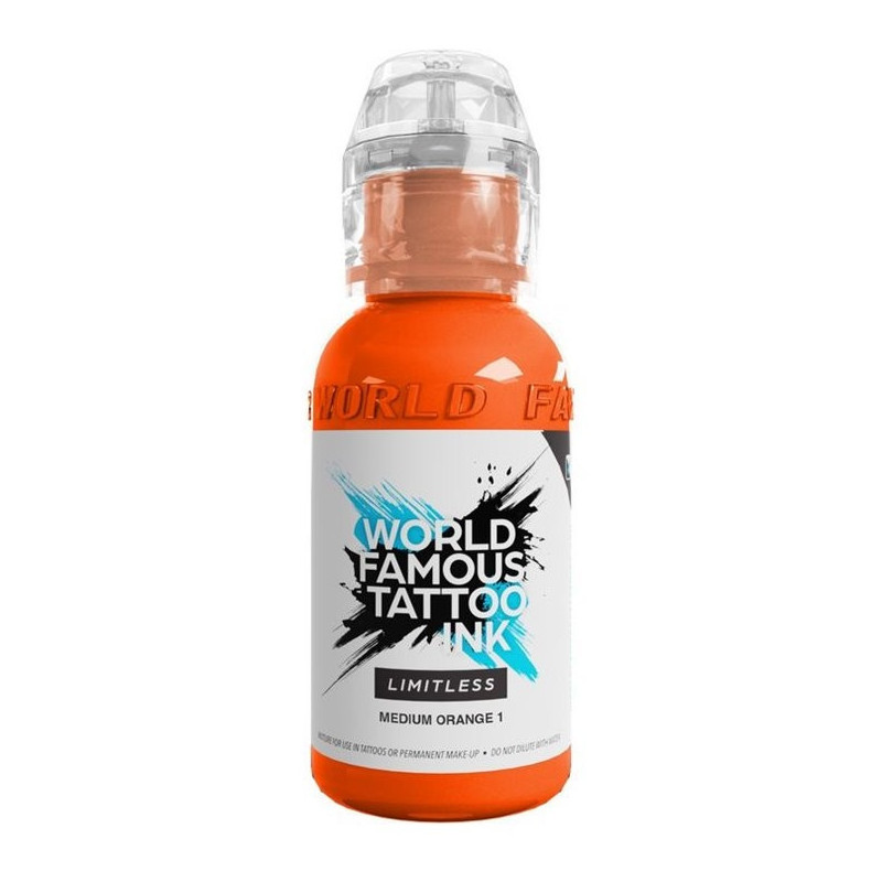 Encre WORLD FAMOUS Limitless Medium Orange 1 - 30ML Encre WORLD FAMOUS Limitless Medium Orange 1 - 30ML