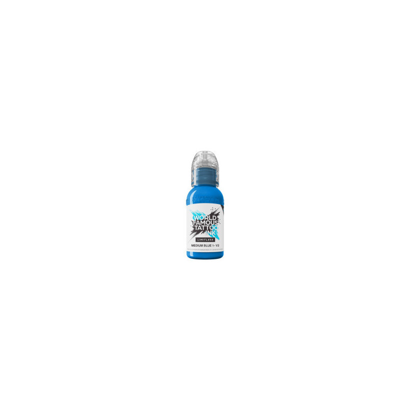 Encre WORLD FAMOUS Limitless Medium Blue 1- V2 - 30ML Encre WORLD FAMOUS Limitless Medium Blue 1- V2 - 30ML