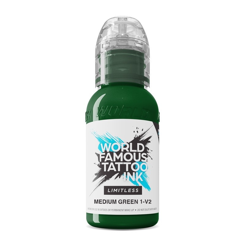 Encre WORLD FAMOUS Limitless Medium Green 1 V2 - 30ML Encre WORLD FAMOUS Limitless Medium Green 1 V2 - 30ML