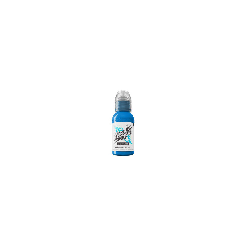 Encre WORLD FAMOUS Limitless Medium Blue 2 -V2 - 30ML Encre WORLD FAMOUS Limitless Medium Blue 2 -V2 - 30ML