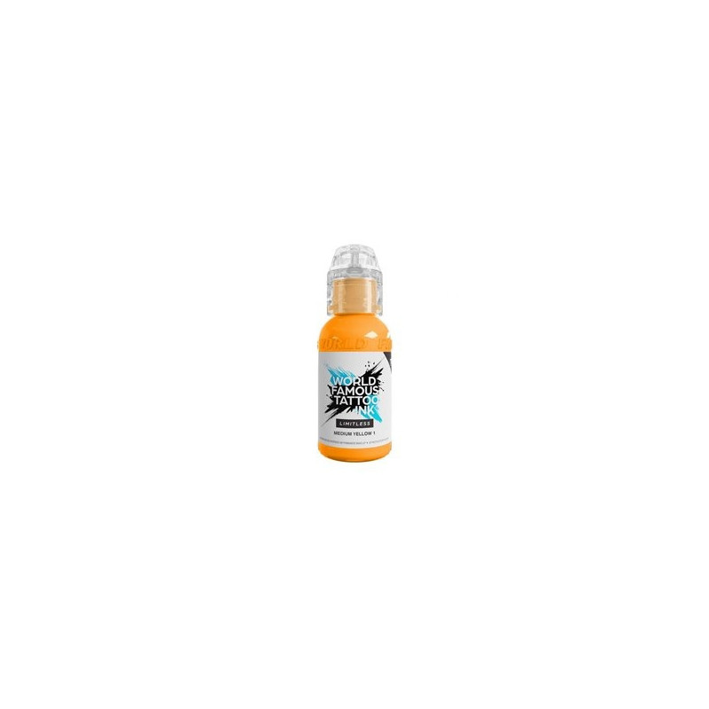 Encre WORLD FAMOUS Limitless Medium Yellow 1 - 30ML Encre WORLD FAMOUS Limitless Medium Yellow 1 - 30ML