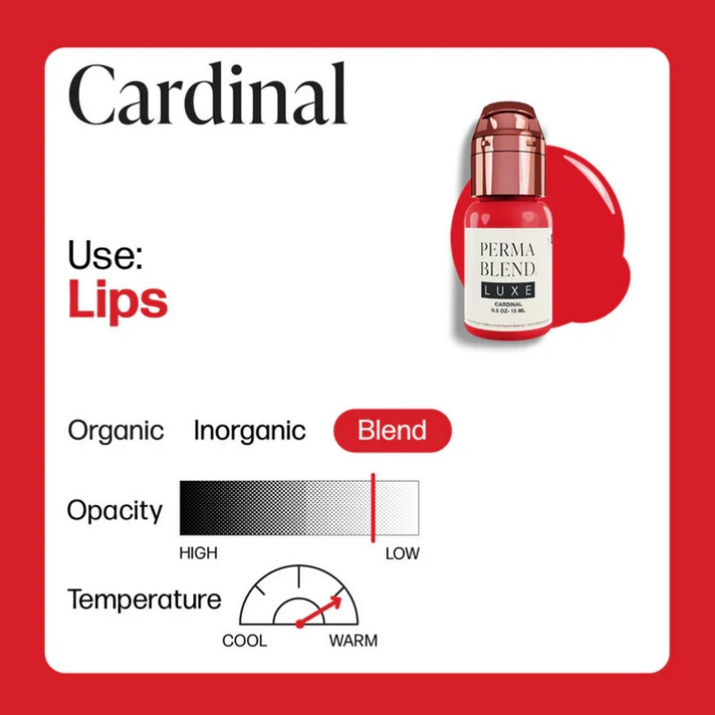 Encre PERMA BLEND LUXE Cardinal 15ml Encre PERMA BLEND LUXE Cardinal 15ml