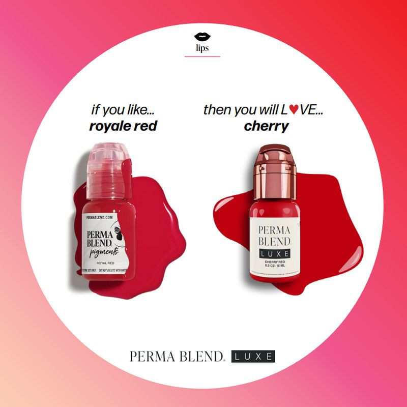 Nuancier comparatif Cherry Red 15ml Nuancier comparatif Cherry Red 15ml