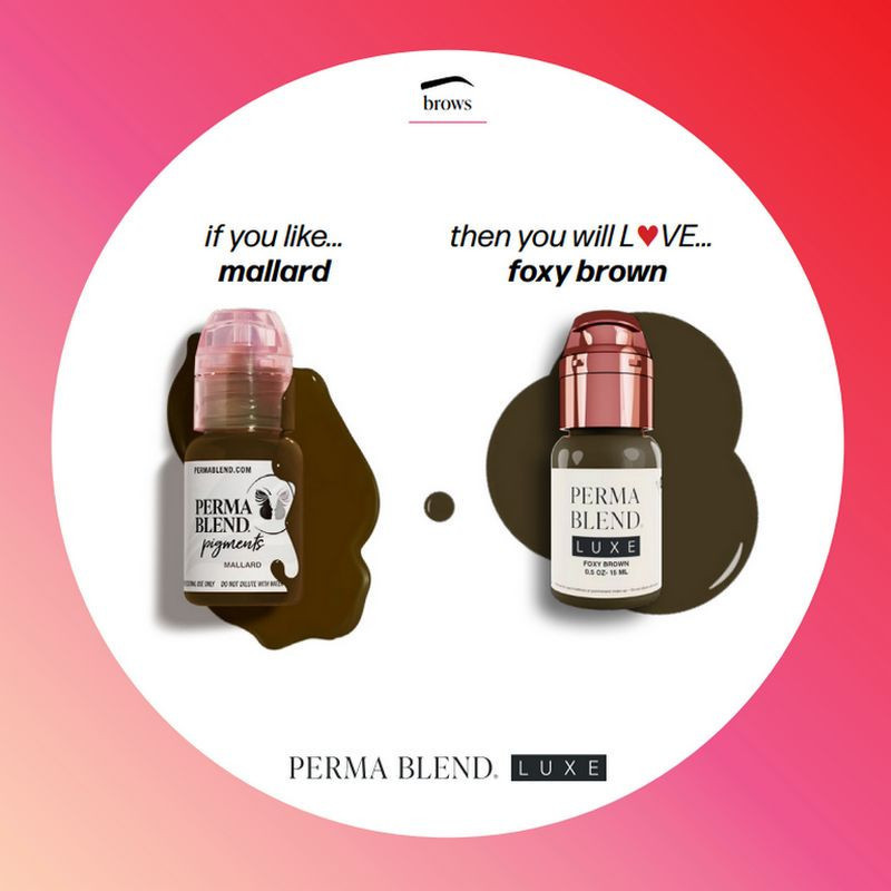 Nuancier comparatif Foxy Brown 15ml