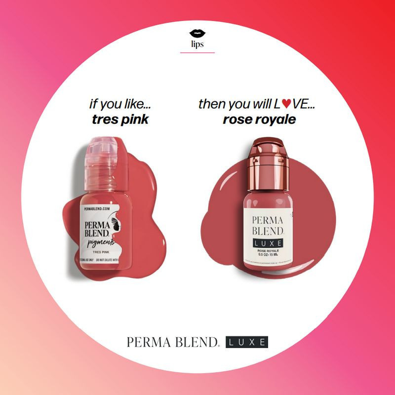Nuancier comparatif Rose Royale 15ml Nuancier comparatif Rose Royale 15ml