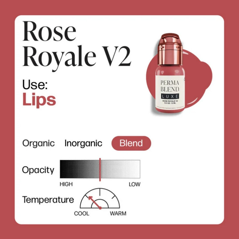 Encre PERMA BLEND LUXE Rose Royale V2 15ml Encre PERMA BLEND LUXE Rose Royale V2 15ml