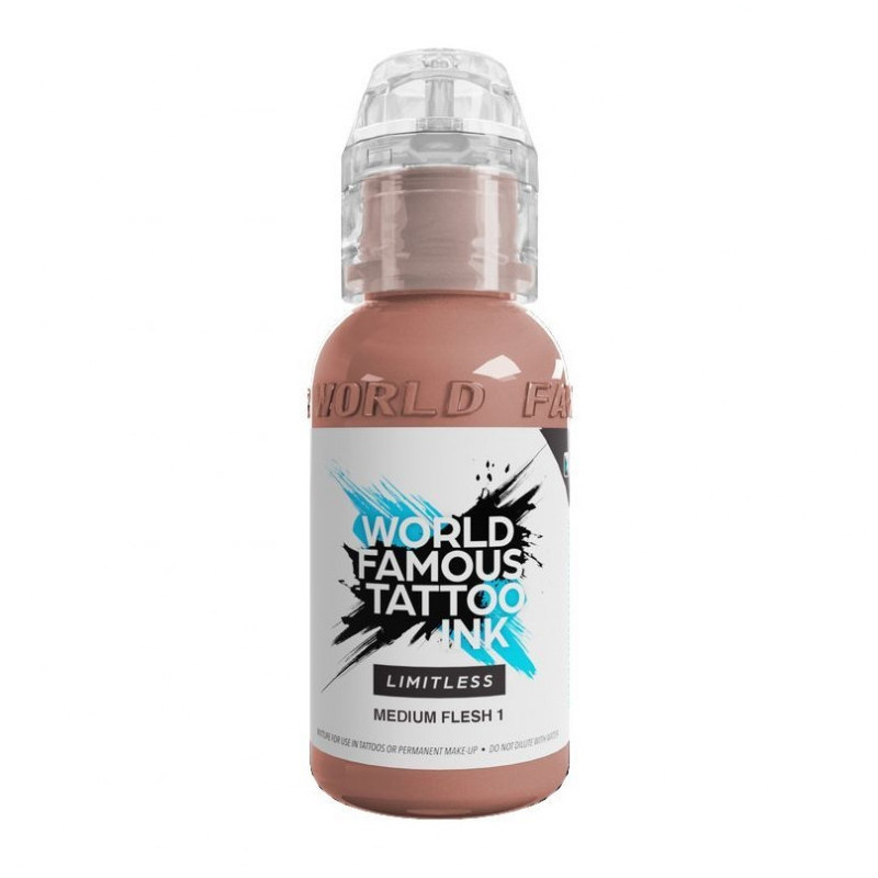 Encre WORLD FAMOUS Limitless Medium Flesh 1 - 30ML Encre WORLD FAMOUS Limitless Medium Flesh 1 - 30ML