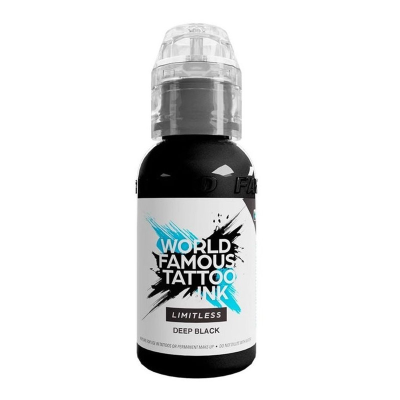 Encre WORLD FAMOUS Limitless Deep Black - 30ML Encre WORLD FAMOUS Limitless Deep Black - 30ML