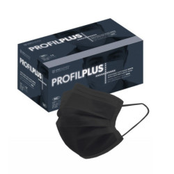 Masque Chirurgical UNIGLOVES noir par 50