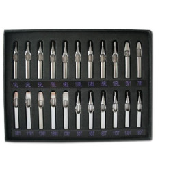 set de 22 buses en acier tatouage